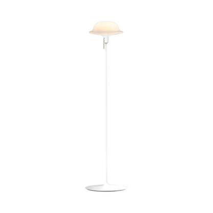 Butler Floor Lamp in White.
