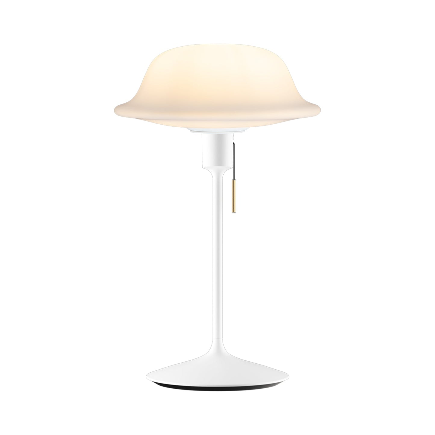 Butler Table Lamp in White.