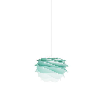 Carmina Pendant Light in Turquoise/White (12.6-Inch).