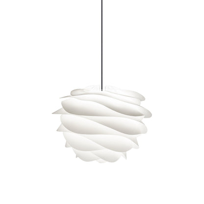 Carmina Pendant Light in White/Black (18.9-Inch).