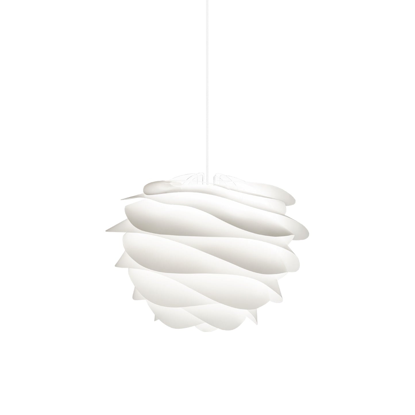 Carmina Pendant Light in White/White (18.9-Inch).