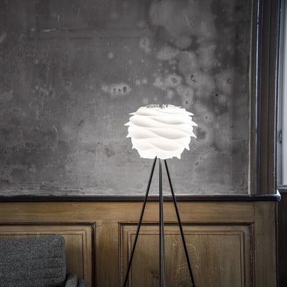 Carmina Tripod Floor Lamp in living room.