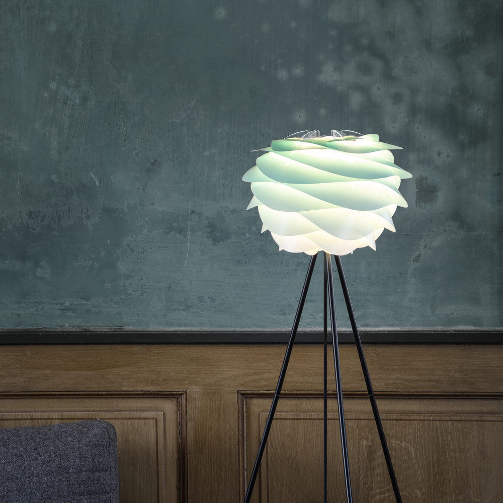 Carmina Tripod Floor Lamp in living room.