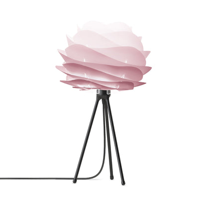 Carmina Tripod Table Lamp in Black/Rose (21-Inch).