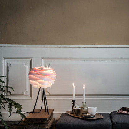 Carmina Tripod Table Lamp in living room.