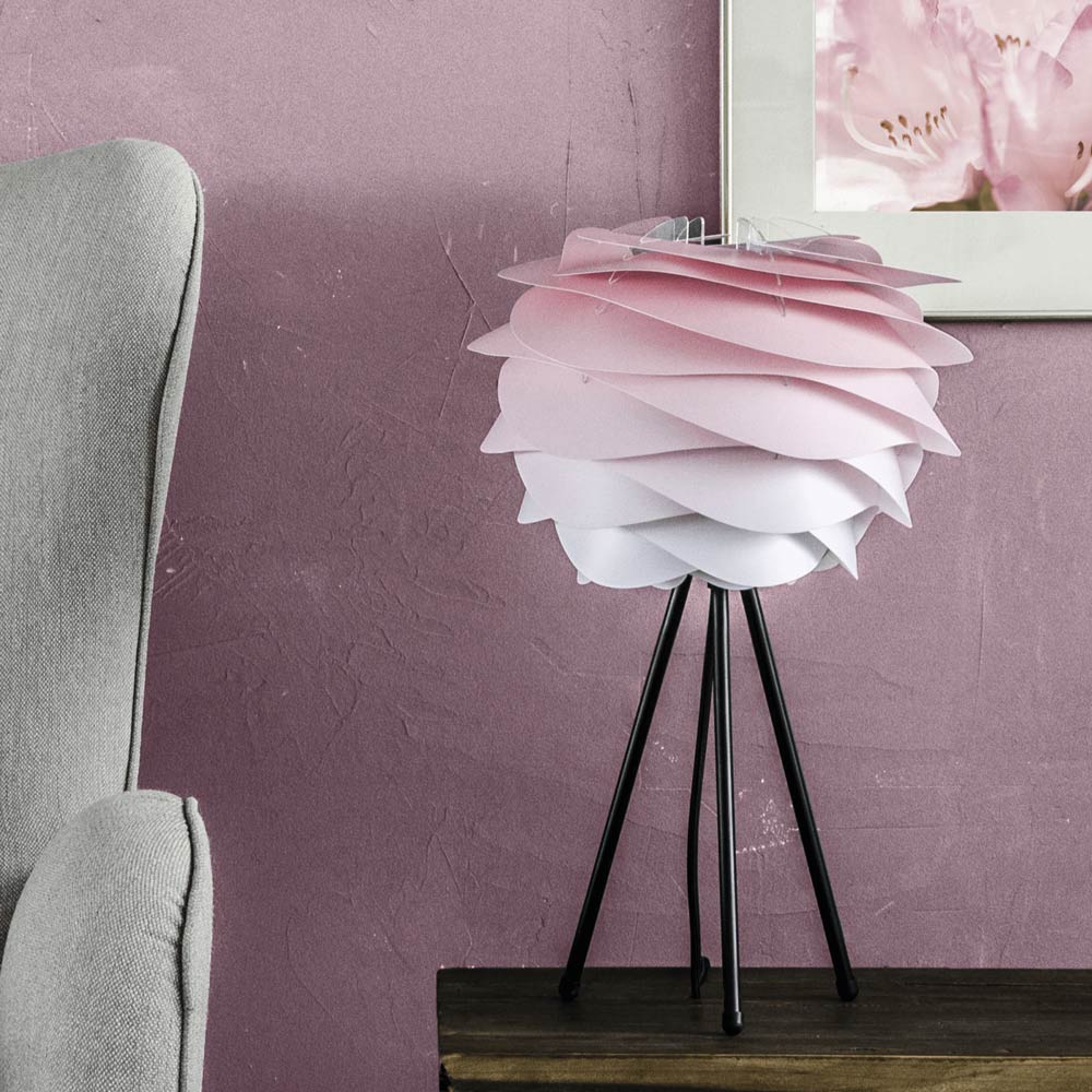 Carmina Tripod Table Lamp in living room.