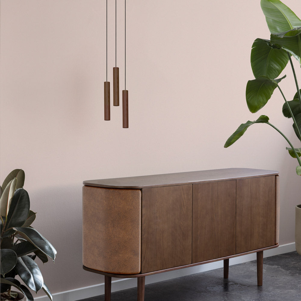 Chimes LED Cluster Pendant Light in living room.