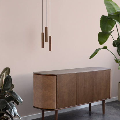 Chimes LED Cluster Pendant Light in living room.