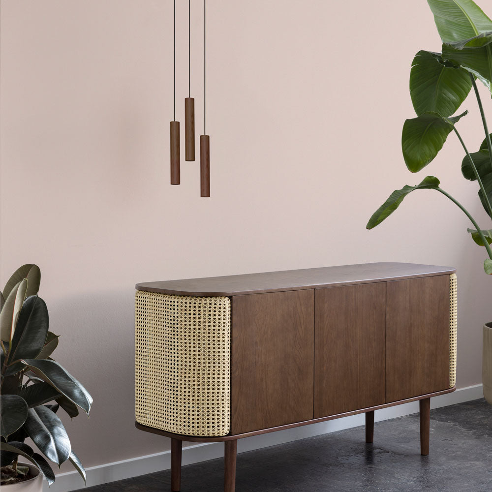 Chimes LED Cluster Pendant Light in living room.