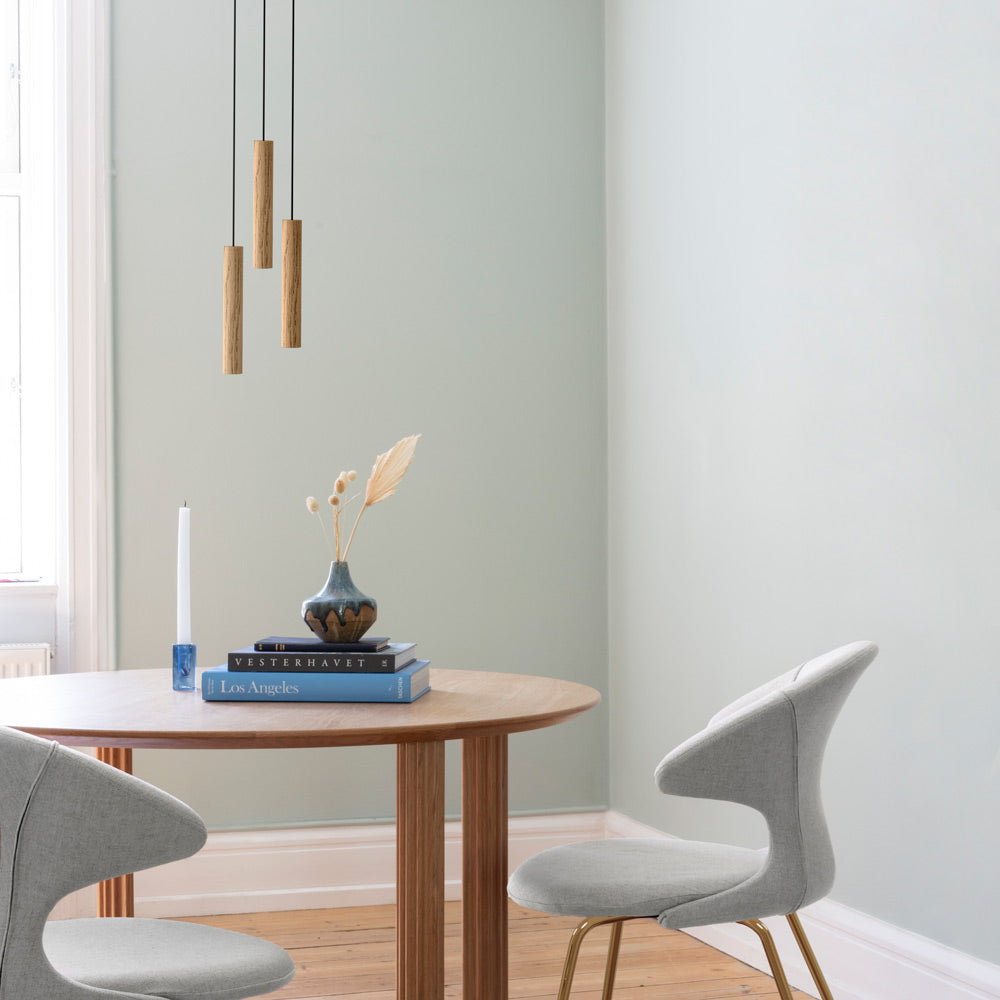 Chimes LED Cluster Pendant Light in living room.