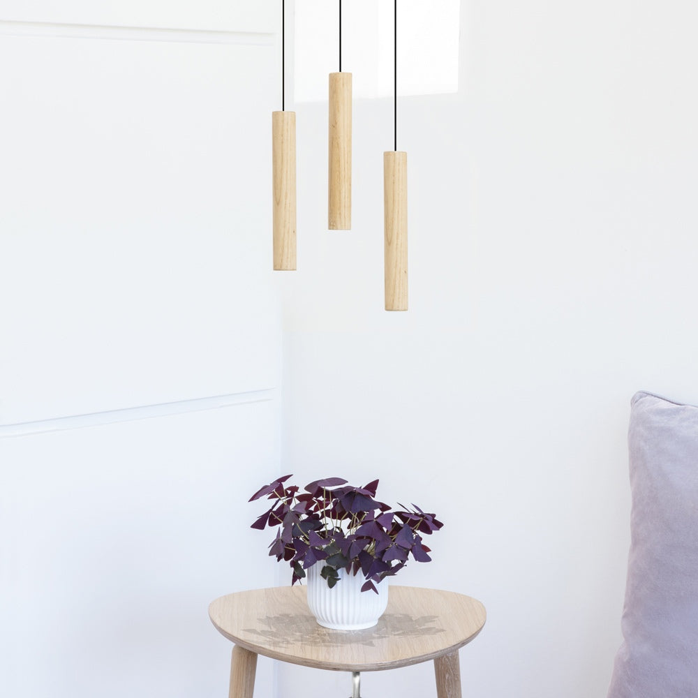 Chimes LED Cluster Pendant Light in living room.