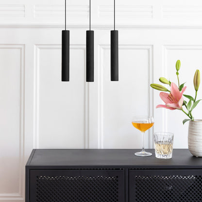 Chimes LED Cluster Pendant Light in living room.
