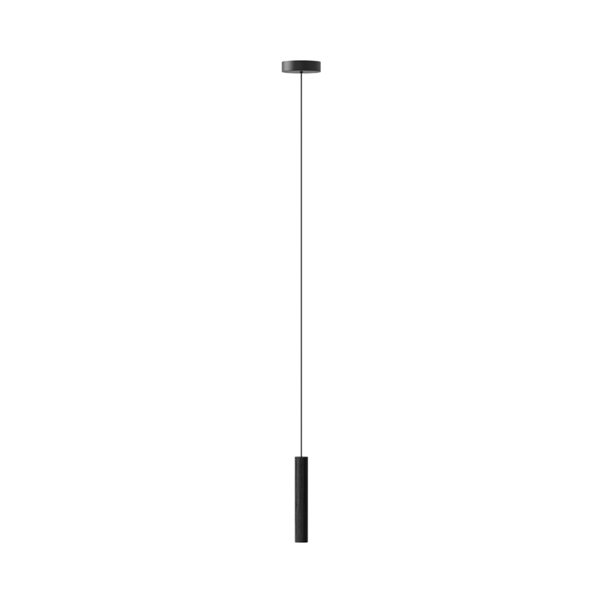Chimes LED Pendant Light in Black Oak (8.7-Inch).