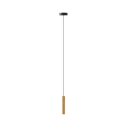 Chimes LED Pendant Light in Oak (8.7-Inch).