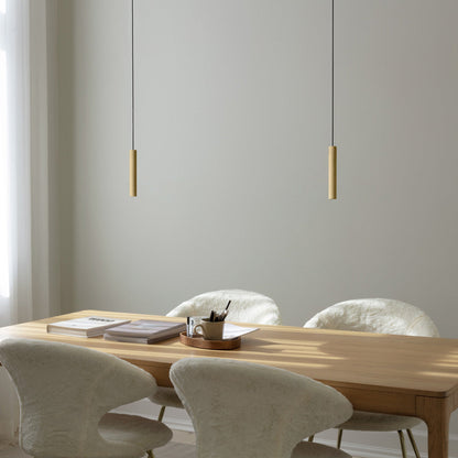 Chimes LED Pendant Light in dining room.