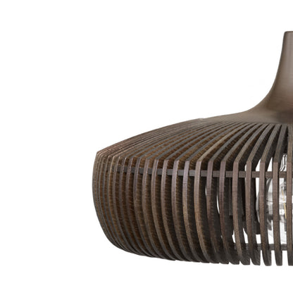 Clava Dine Wood Lamp Shade in Detail.