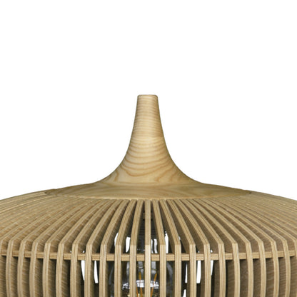 Clava Dine Wood Lamp Shade in Detail.