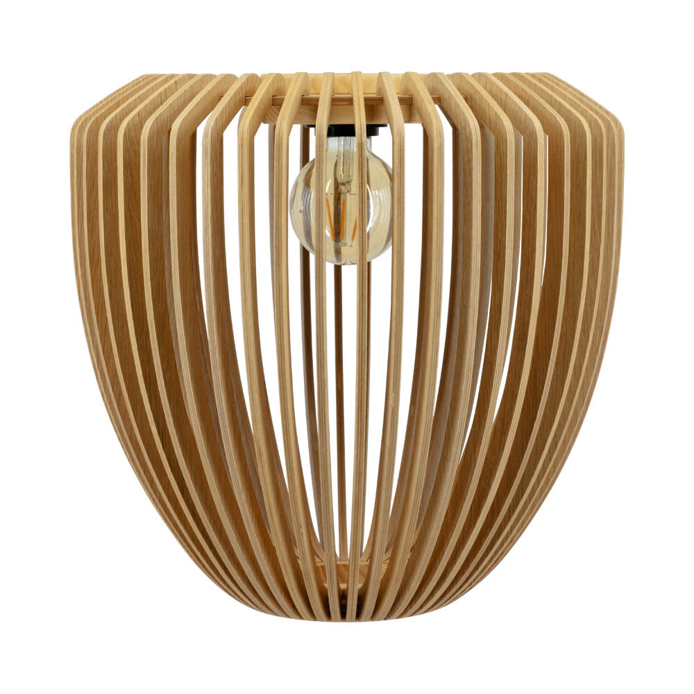Clava Wood Lamp Shade in Oak.