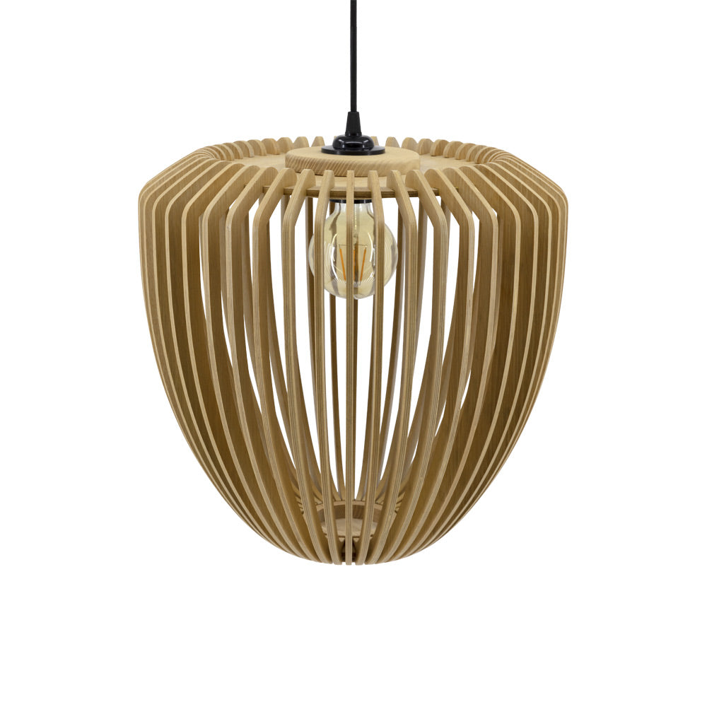 Clava Wood Pendant Light.