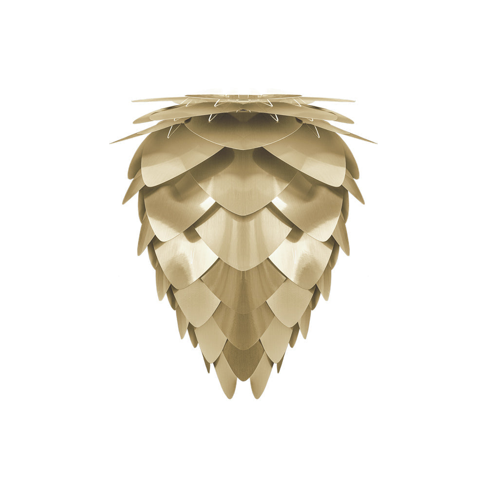 Conia Lamp Shade in Brushed Brass (11-Inch).