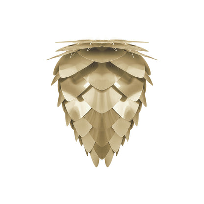 Conia Lamp Shade in Brushed Brass (11-Inch).