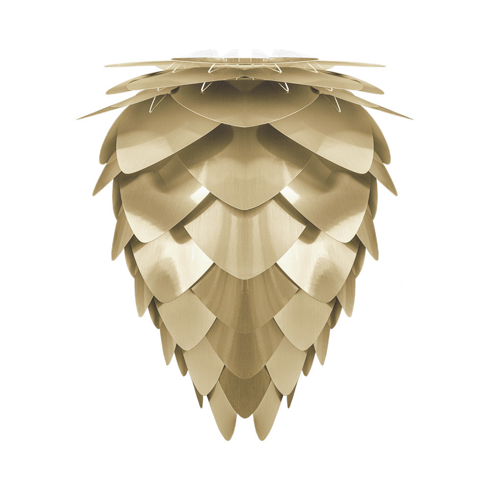 Conia Lamp Shade in Brushed Brass (14.2-Inch).