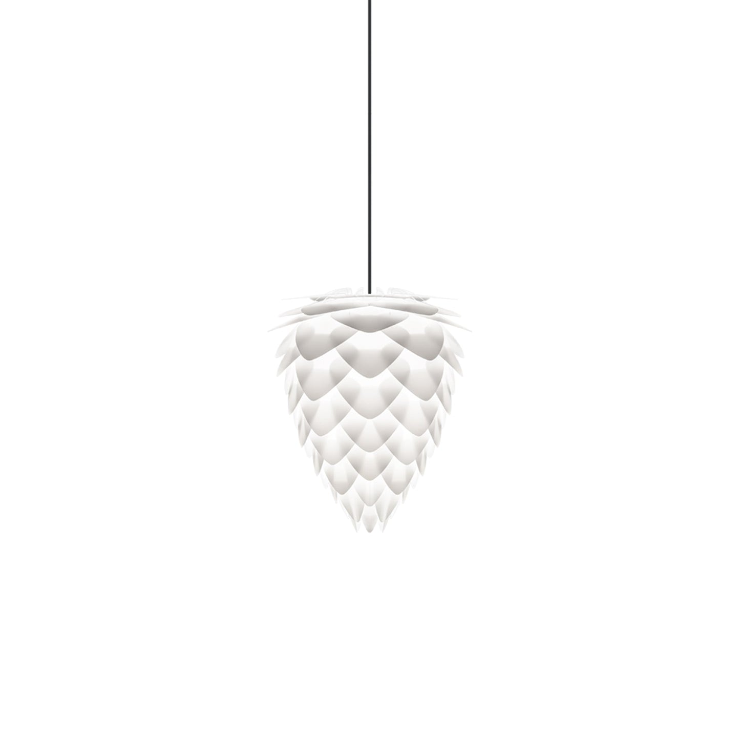 Conia Pendant Light in White/Black (11-Inch).