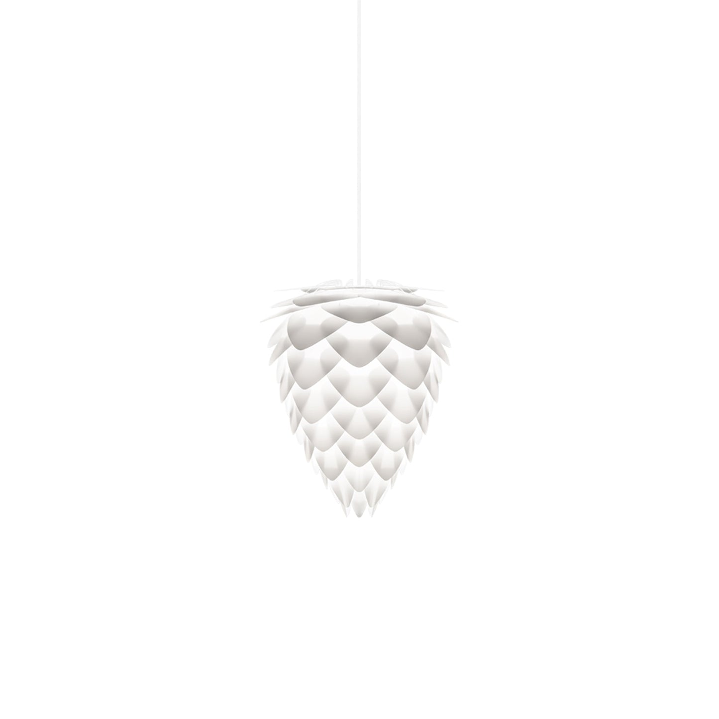 Conia Pendant Light in White/White (11-Inch).
