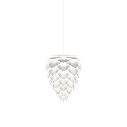 Conia Pendant Light in White/White (14.2-Inch).