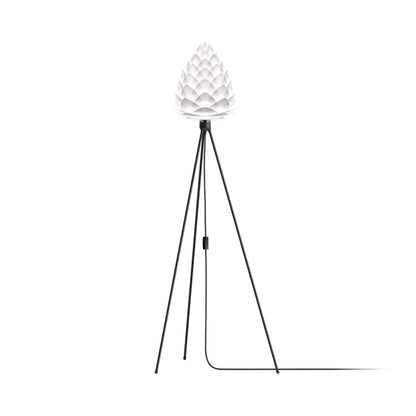 Conia Tripod Floor Lamp in Black/White (57-Inch).