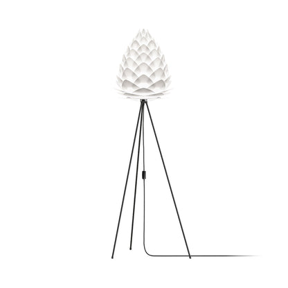 Conia Tripod Floor Lamp in Black/White (63-Inch).