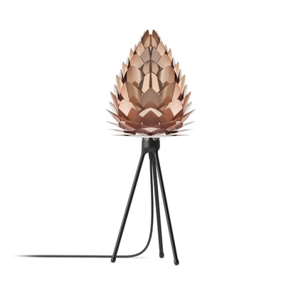 Conia Tripod Table Lamp in Black/Copper (32-Inch).