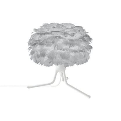 Eos Adjustable Table Lamp in White/Light Grey.