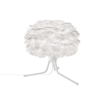 Eos Adjustable Table Lamp in White/White.