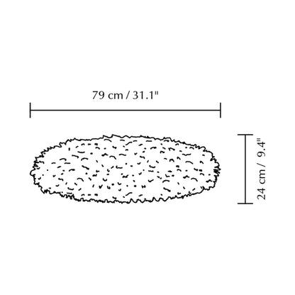 Eos Esther Lamp Shade - line drawing.