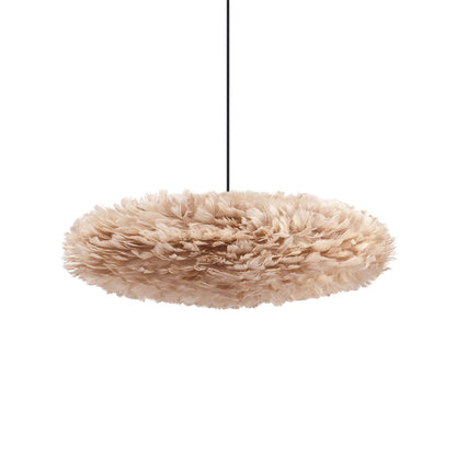 Eos Esther Pendant Light in Light Brown/Black (26-Inch).