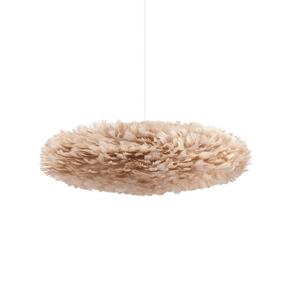 Eos Esther Pendant Light in Light Brown/White (26-Inch).
