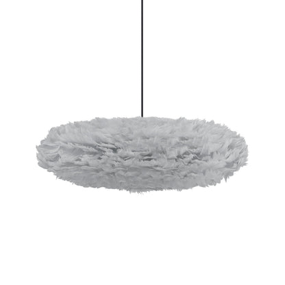 Eos Esther Pendant Light in Light Grey/Black (26-Inch).