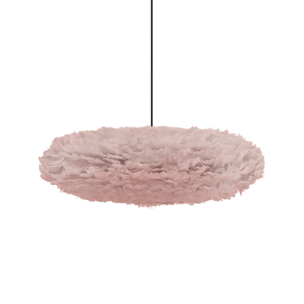 Eos Esther Pendant Light in Light Rose/Black (26-Inch).