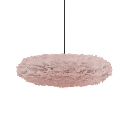 Eos Esther Pendant Light in Light Rose/Black (26-Inch).
