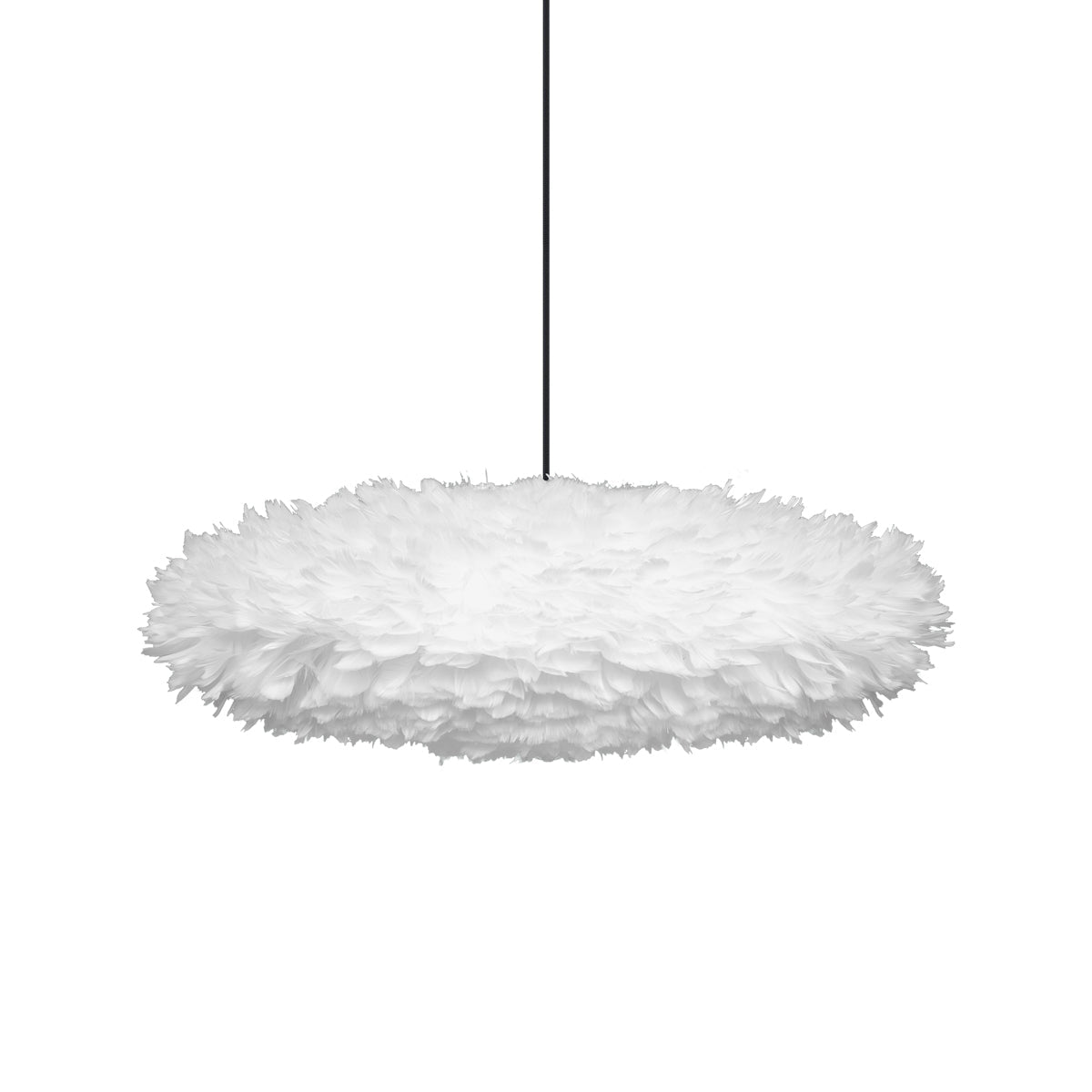 Eos Esther Pendant Light in White/Black (26-Inch).