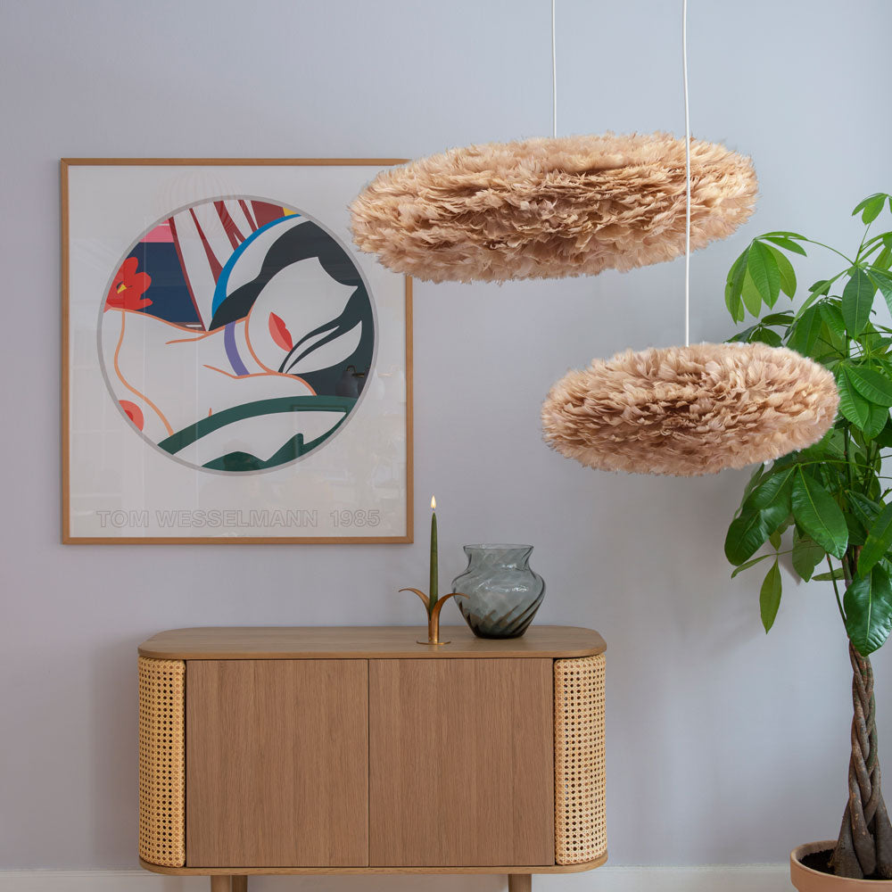Eos Esther Pendant Light in living room.