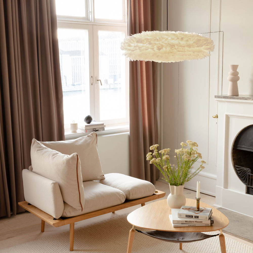 Eos Esther Pendant Light in living room.