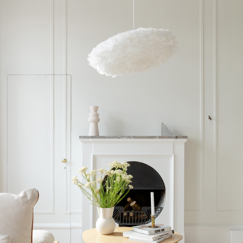 Eos Esther Pendant Light in living room.