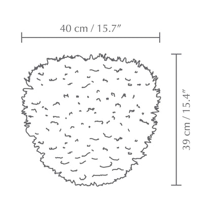 Eos Evia Lamp Shade - line drawing.