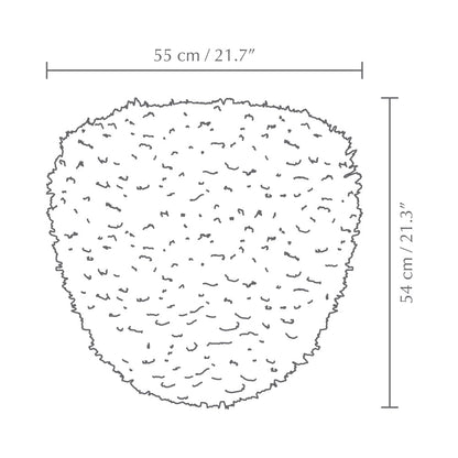 Eos Evia Lamp Shade - line drawing.