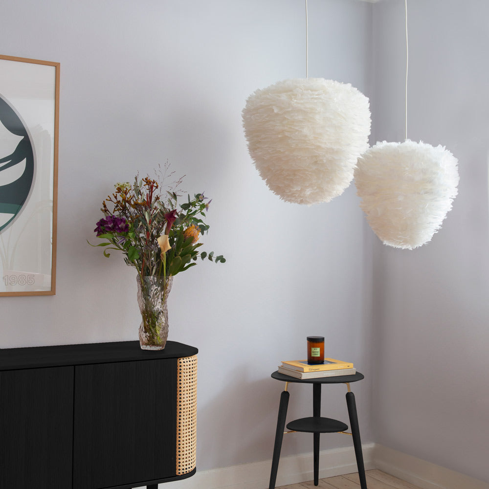 Eos Evia Pendant Light in living room.