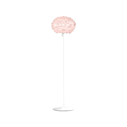 Eos Floor Lamp in White/Light Rose (66.9-Inch).
