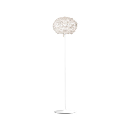 Eos Floor Lamp in White/White (66.9-Inch).