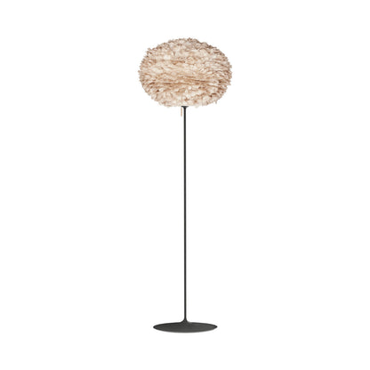 Eos Floor Lamp in Black/Light Brown (70.8-Inch).